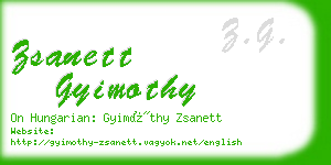 zsanett gyimothy business card